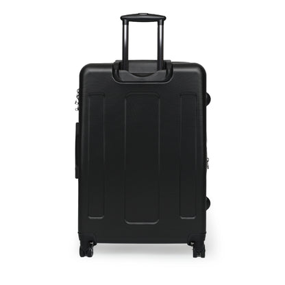 defy conquer reach - suitcase (purple-pink wave)