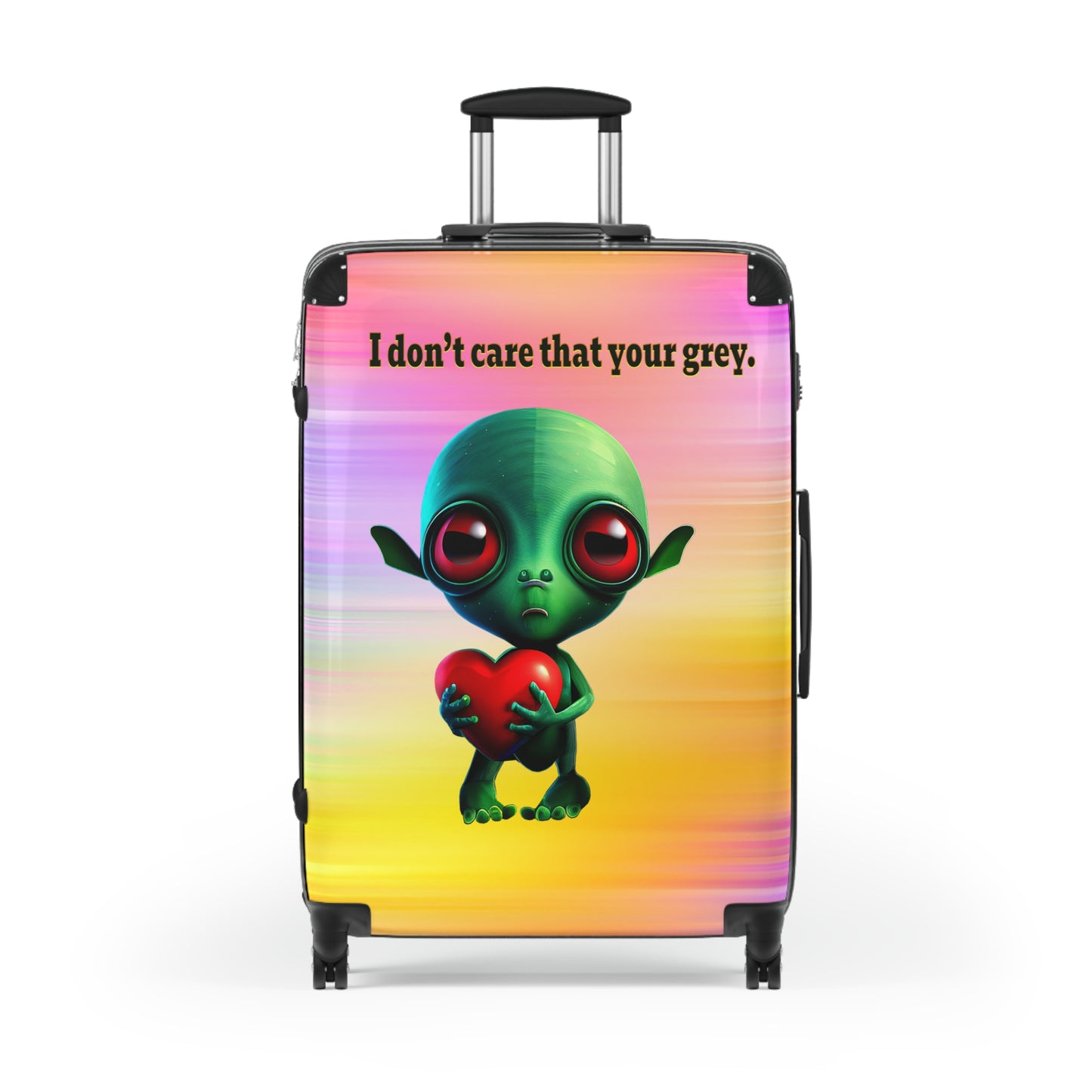 I don't care that your grey - Suitcase (color blur)