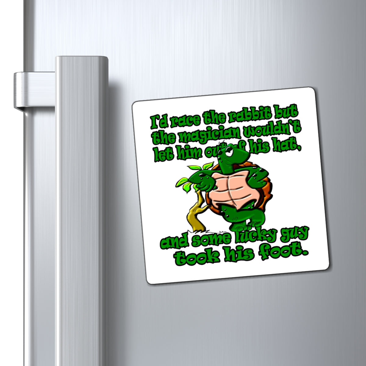 turtle race - Magnets - (white)