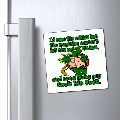 turtle race - Magnets - (white)