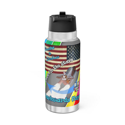 shoot for the stars - Gator Tumbler, 32oz (rainbow split)