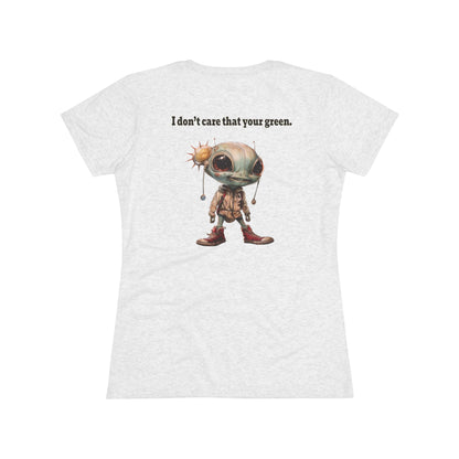 I don't care that your grey - Women's Triblend Tee