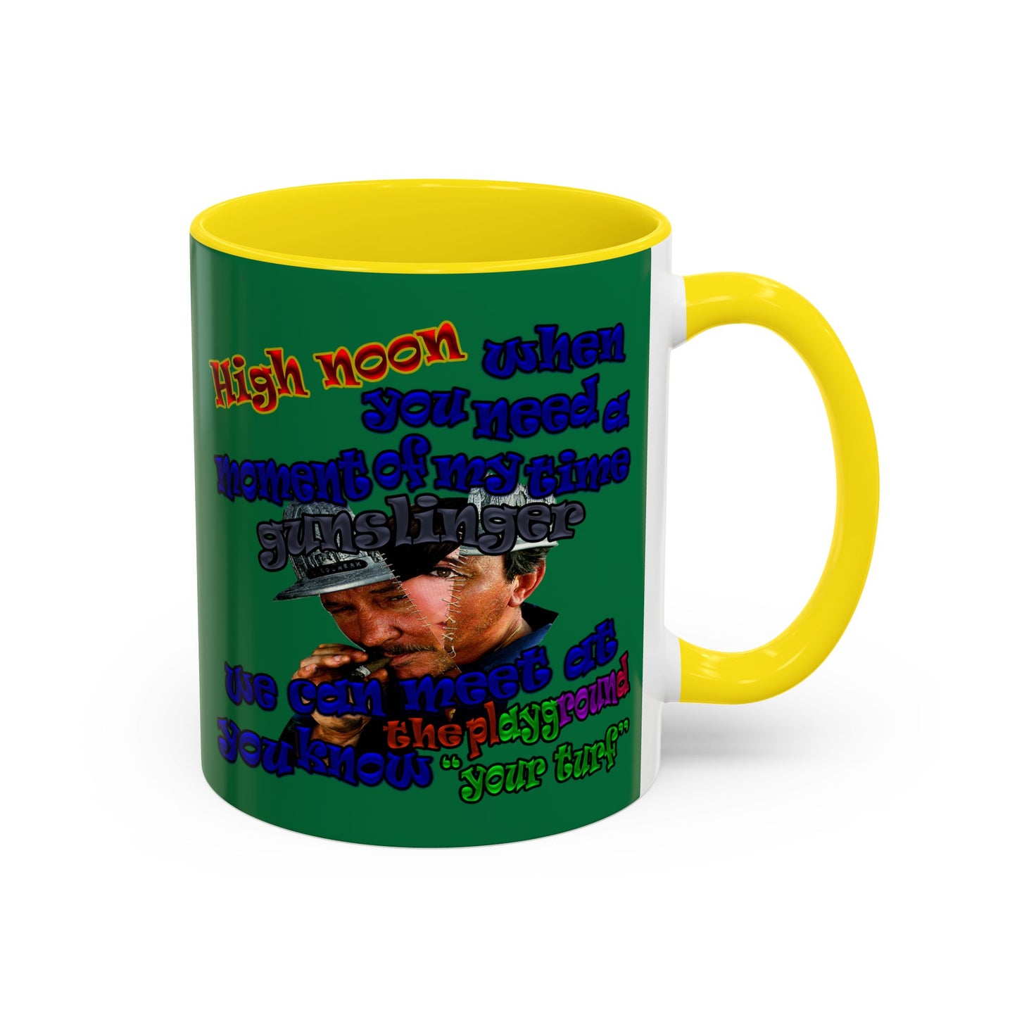 high noon - Accent Mug (dark green)