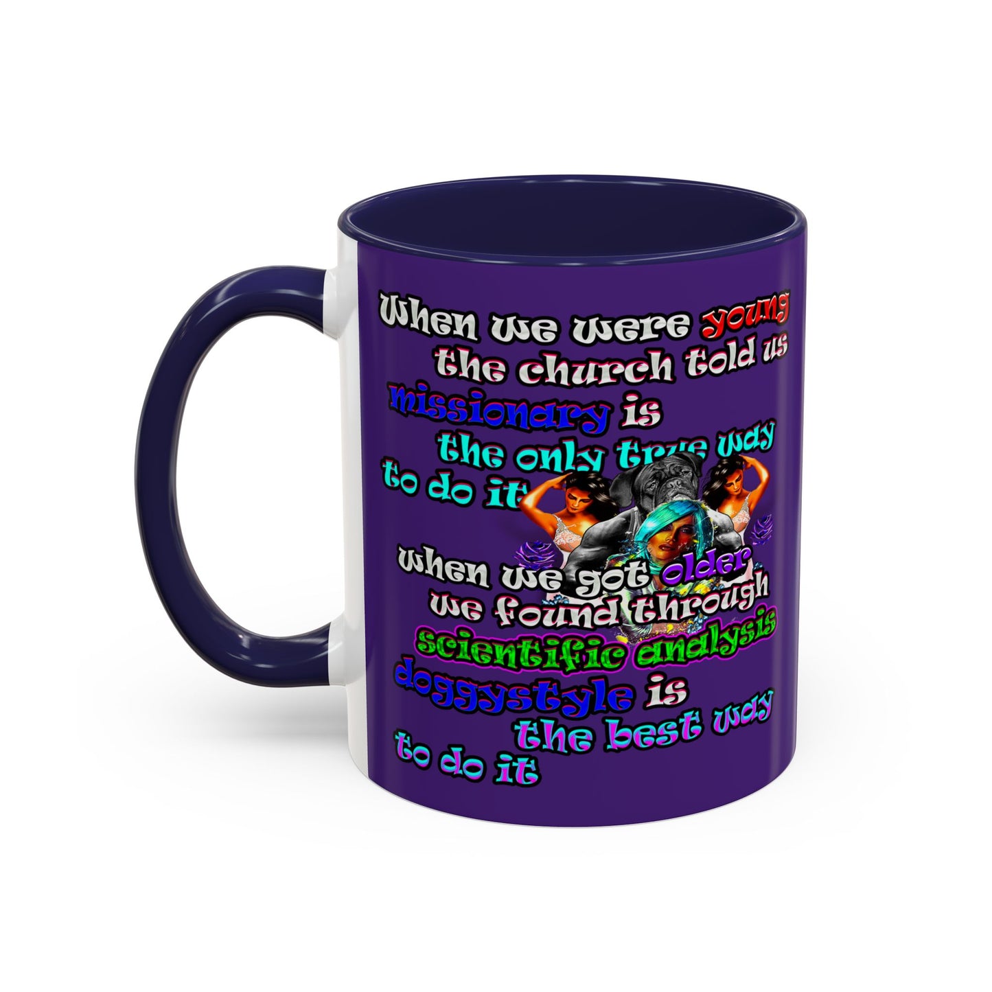 doggystyle - Accent Mug (purple)