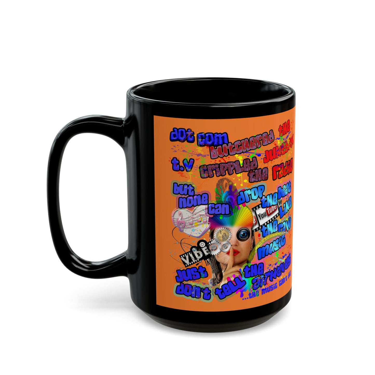 drop the beat - Black Mug (crusta)