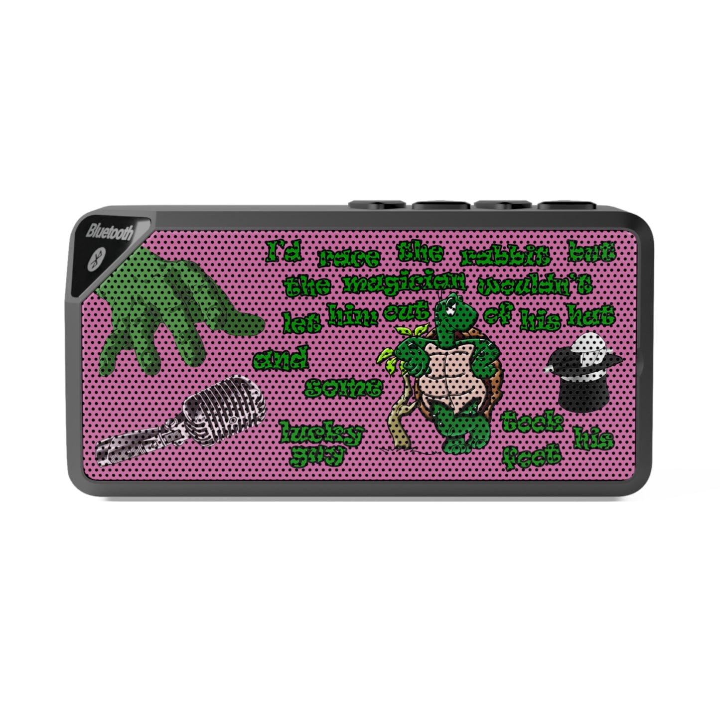 turtle race - Jabba Bluetooth Speaker (light pink)