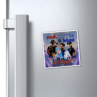 rw&b lives matter - Magnets - (grey-pink wave)