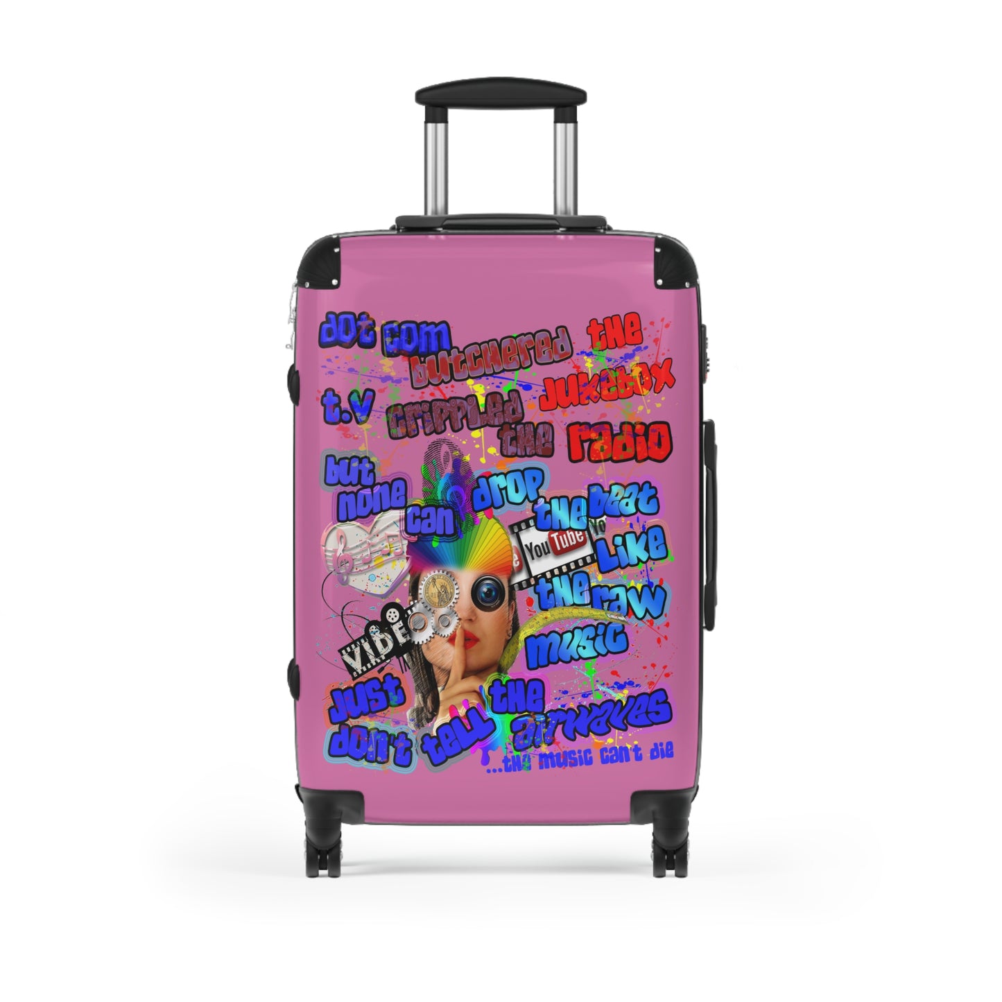 drop the beat - Suitcase (light pink)