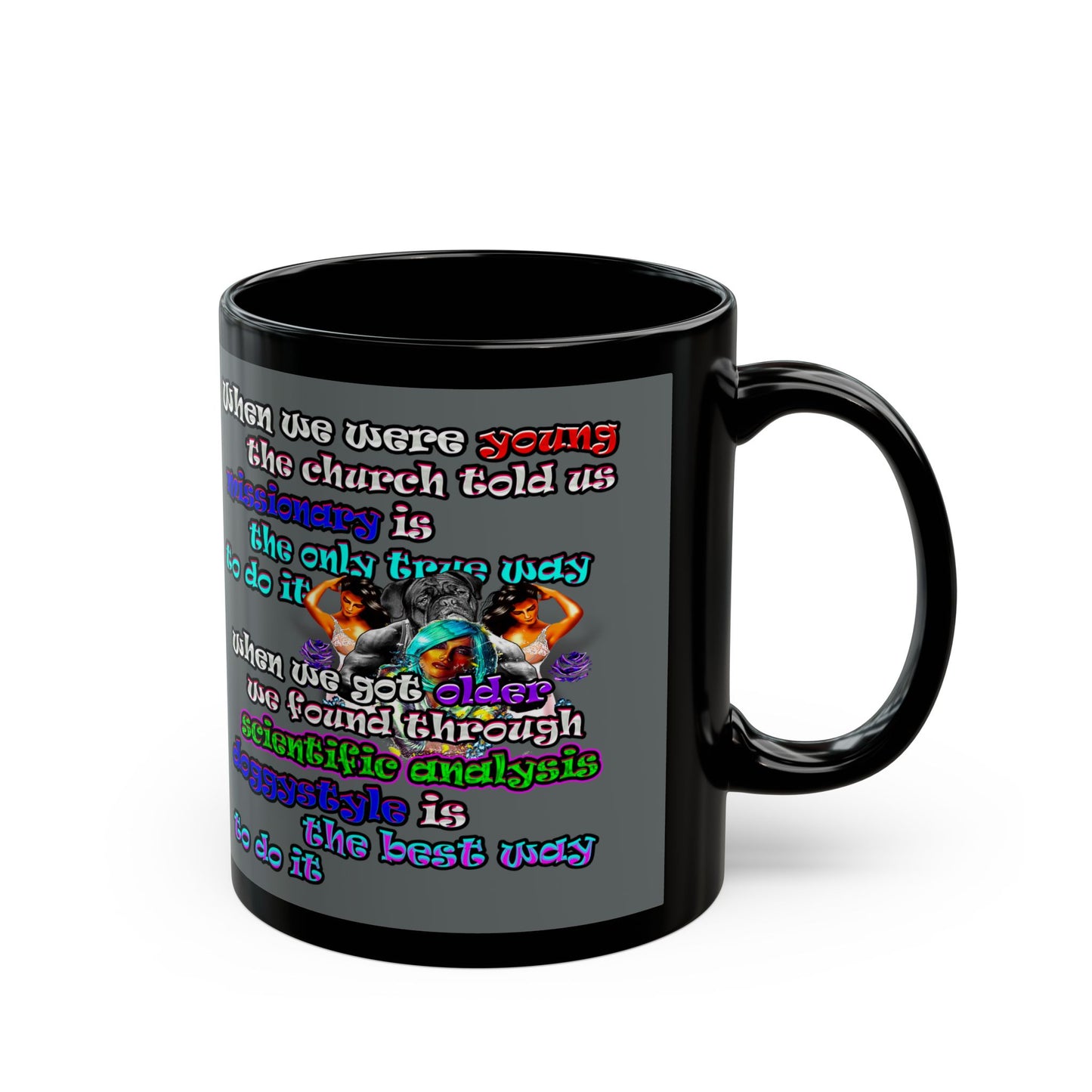 doggystyle - Black Mug (dark grey)
