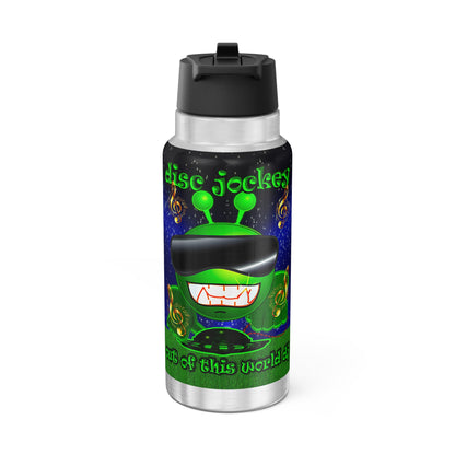 disc jockey - Gator Tumbler, 32oz ('snoops' background)