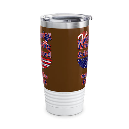 american wing - Ringneck Tumbler, 20oz (brown)
