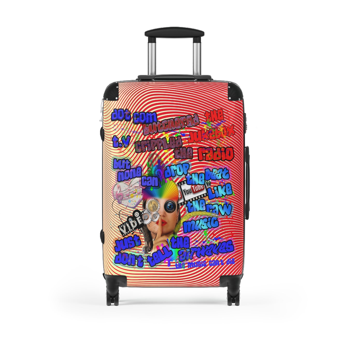 drop the beat - Suitcase (yellow-orange wave)