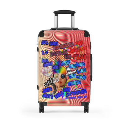 drop the beat - Suitcase (yellow-orange wave)