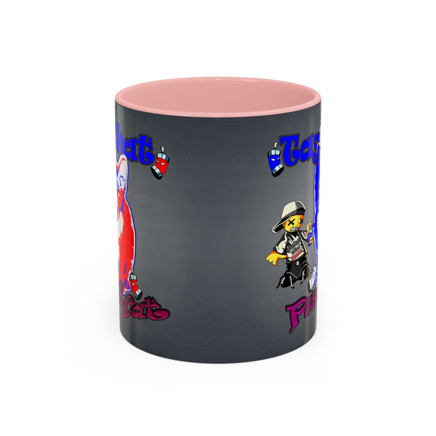 tag that - Accent Mug (grey-light grey)