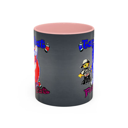 tag that - Accent Mug (grey-light grey)