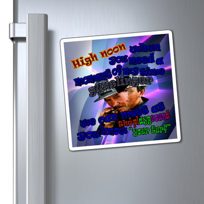 high noon - Magnets - (grey-pink wave)