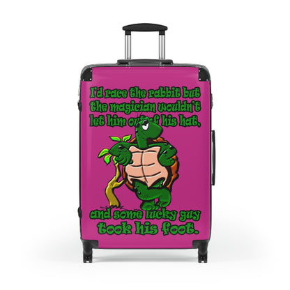 turtle race - Suitcase (pink)