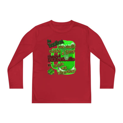 celtics logo - Youth Long Sleeve Competitor Tee