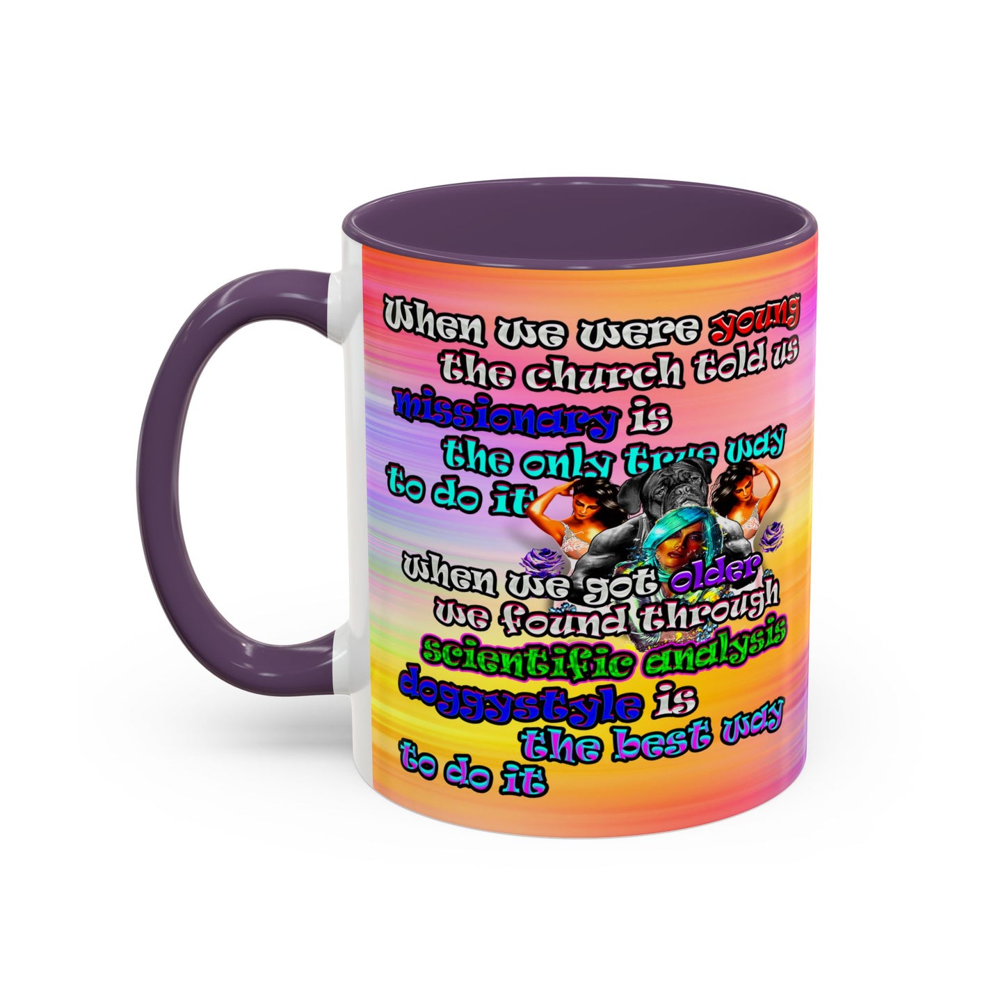 doggystyle - Accent Mug (color blur)