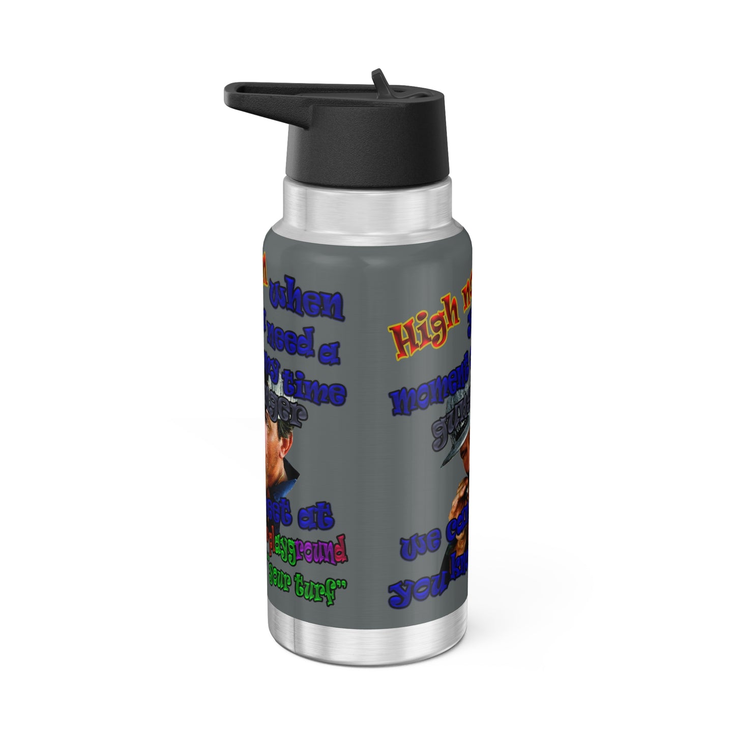 high noon - Gator Tumbler, 32oz (dark grey)