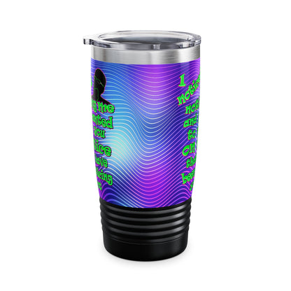 noticed you noticing - Ringneck Tumbler, 20oz (purple wave)