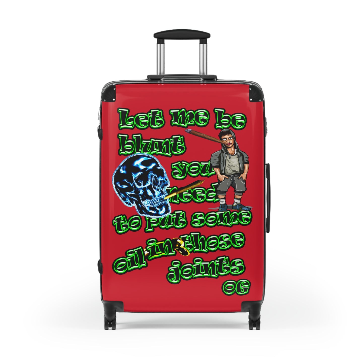 og - Suitcase (dark red)