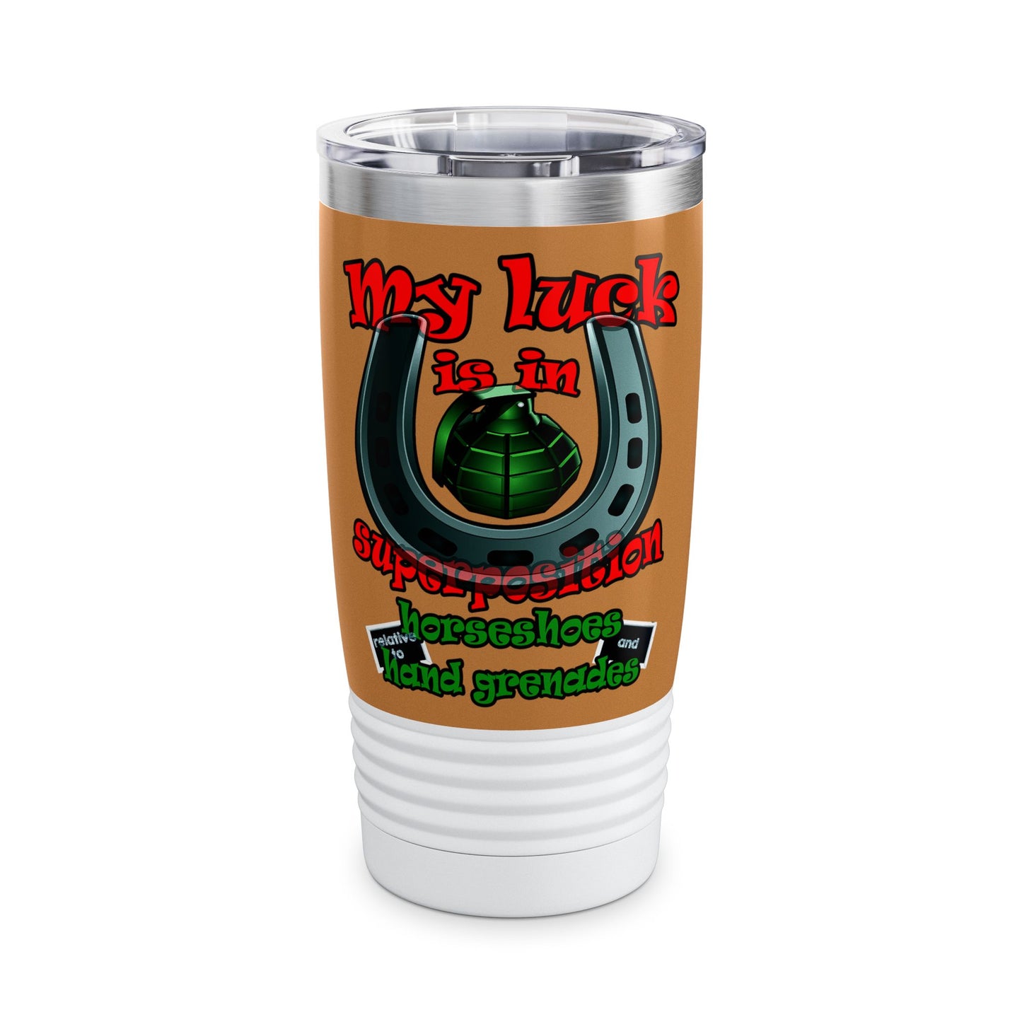 my luck - Ringneck Tumbler, 20oz (light brown)