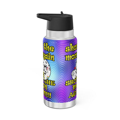 shoot the moon again - Gator Tumbler, 32oz  (purple wave)