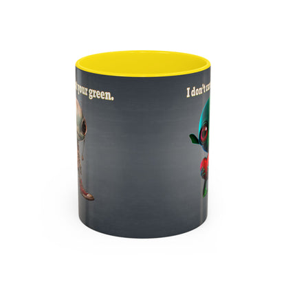 I don't care that your grey - Accent Mug (grey-light grey)