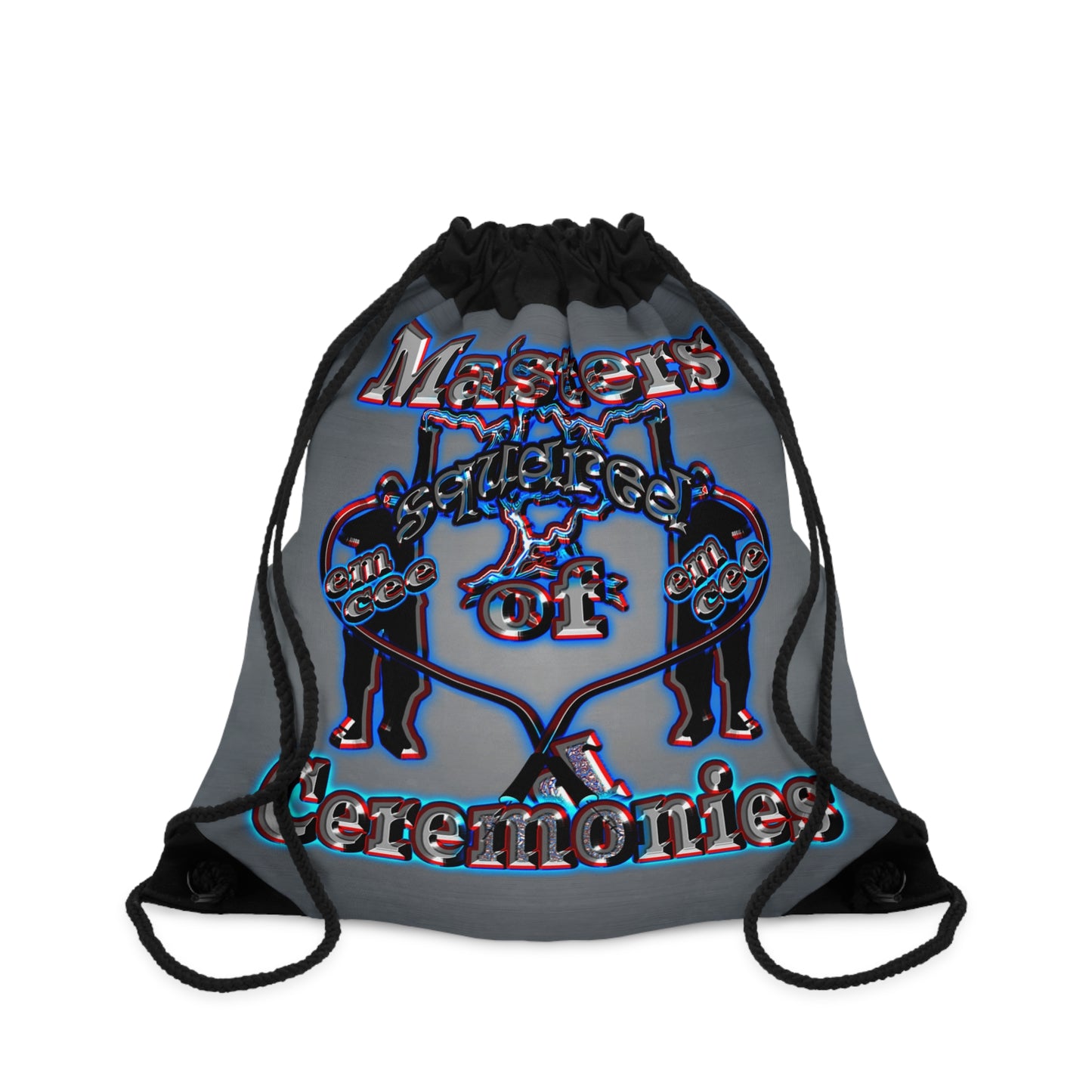 em cee squared - Drawstring Bag (grey-light grey)