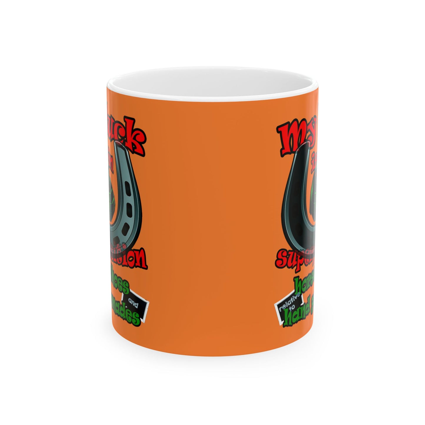 my luck - White Mug (crusta)