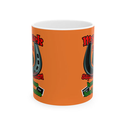 my luck - White Mug (crusta)