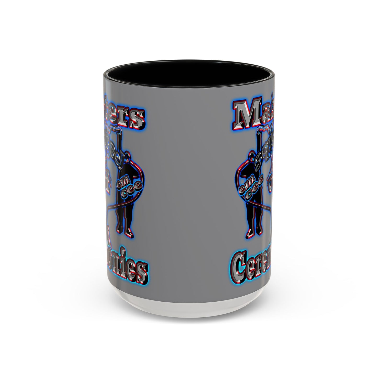 em cee squared - Accent Mug (grey)