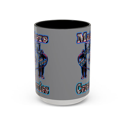 em cee squared - Accent Mug (grey)