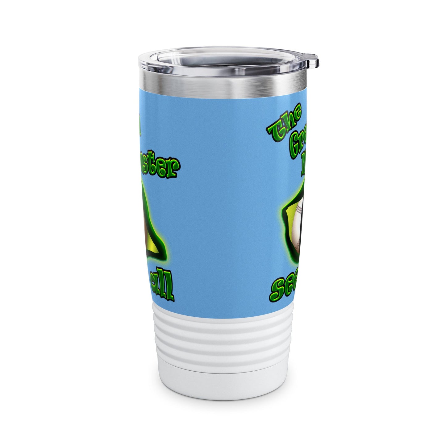 green monster - Ringneck Tumbler, 20oz (light blue)