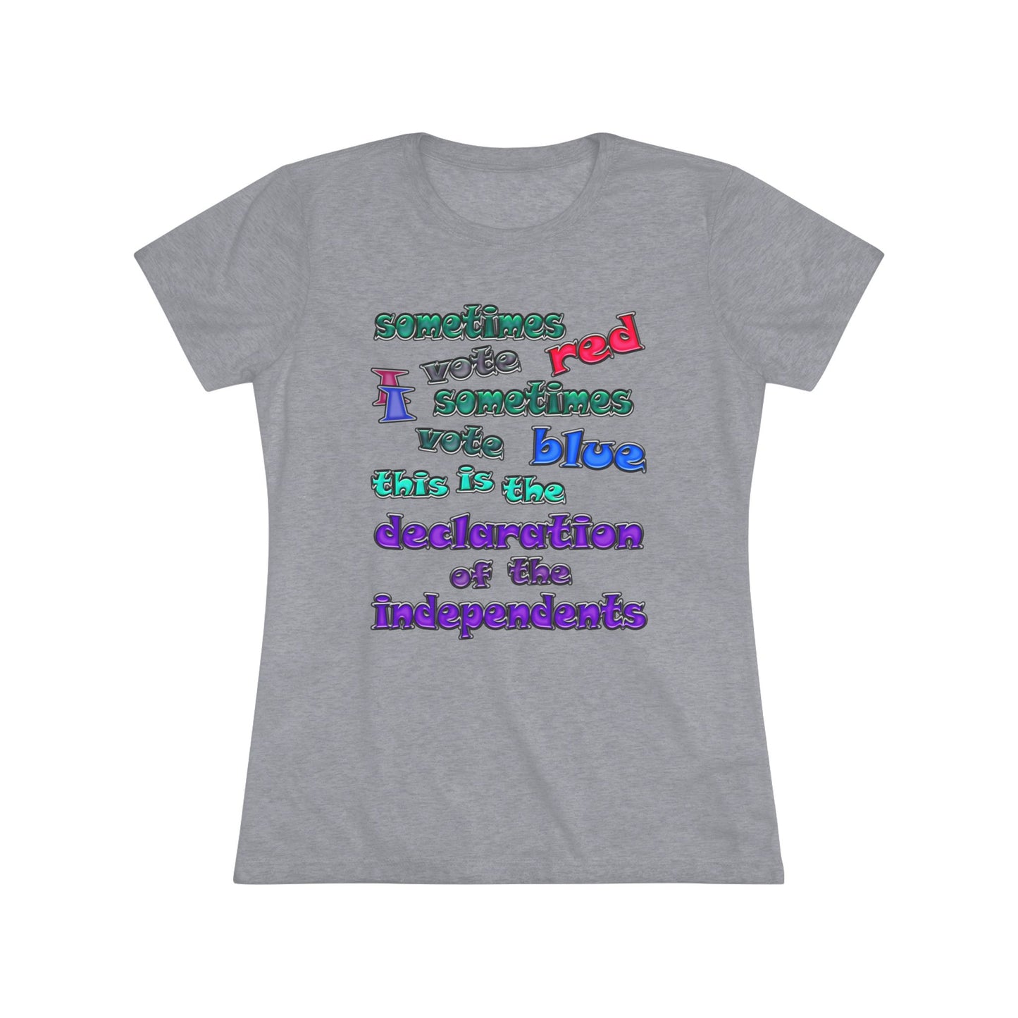 declaration of the independents - Women's Triblend Tee