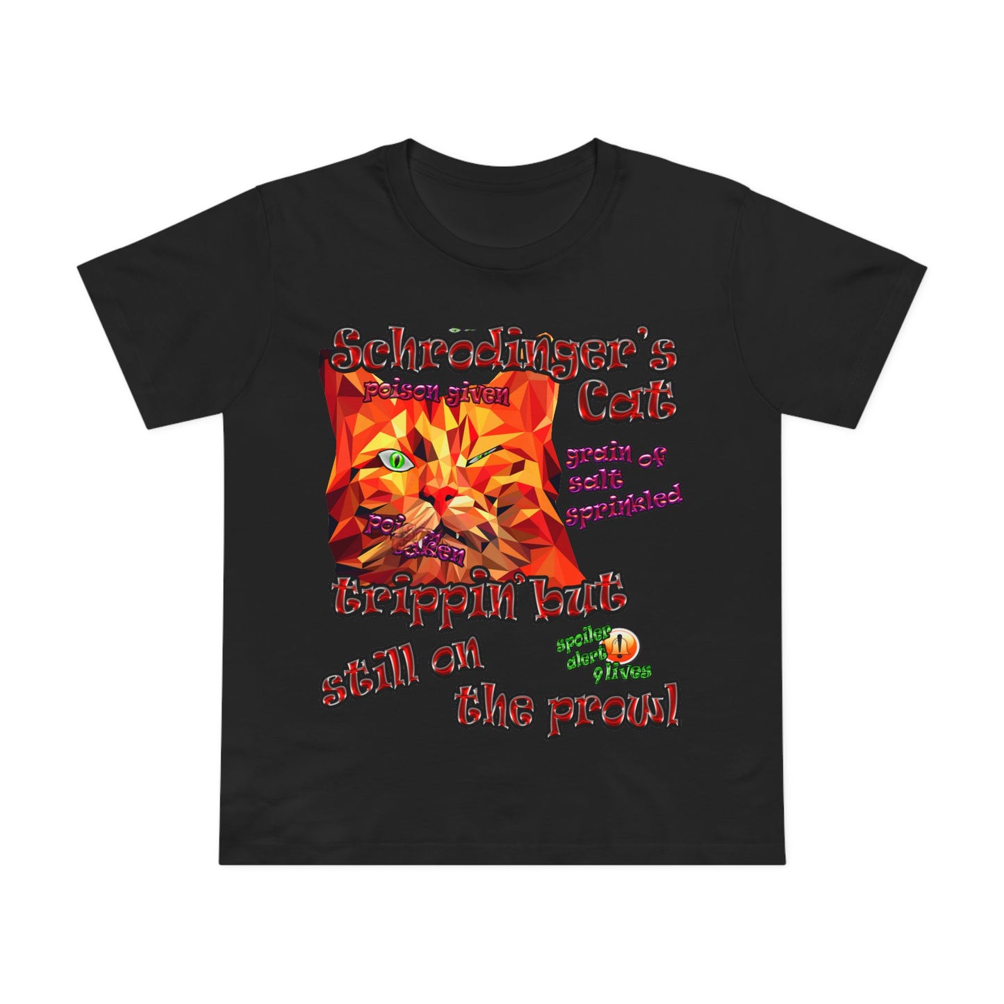 schrodinger's cat - Women’s Maple Tee