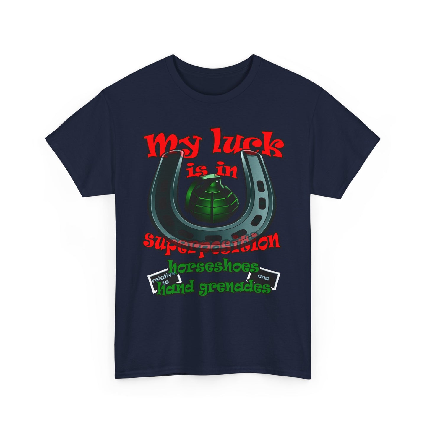 my luck - Unisex Heavy Cotton Tee