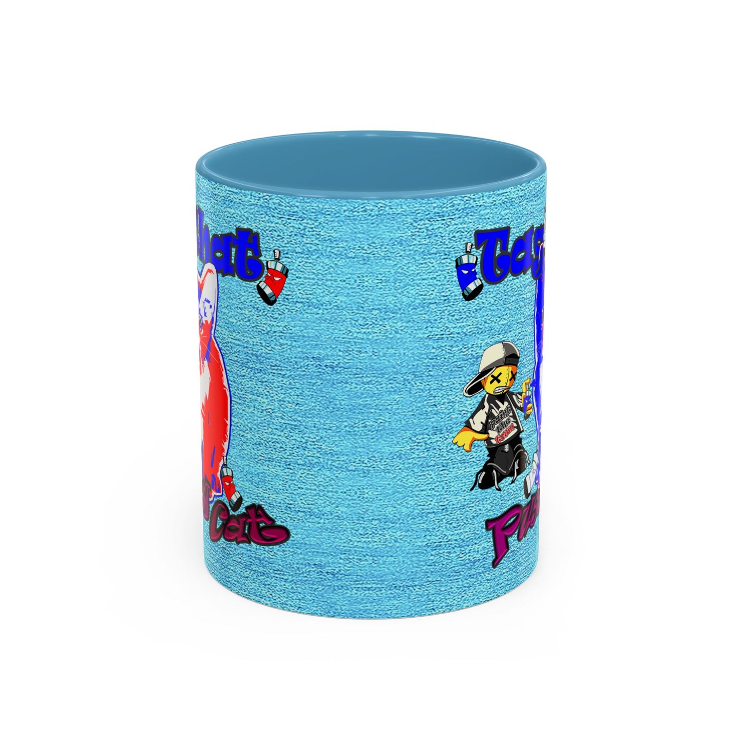 tag that - Accent Mug (faded blue)