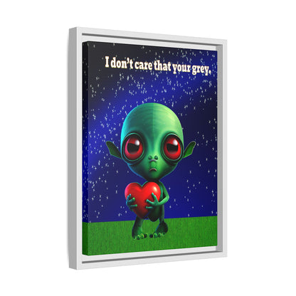 I don't care that your grey - framed canvas art ('snoops' background)