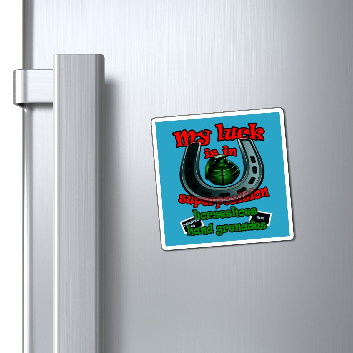 my luck - Magnets - (turquoise)