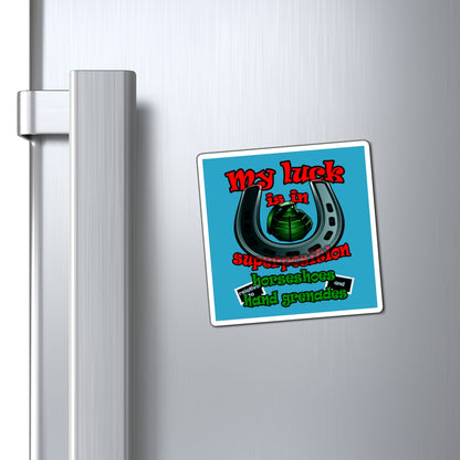 my luck - Magnets - (turquoise)
