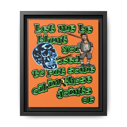 og - framed canvas art (crusta)