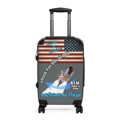 shoot for the stars - Suitcase (dark grey)