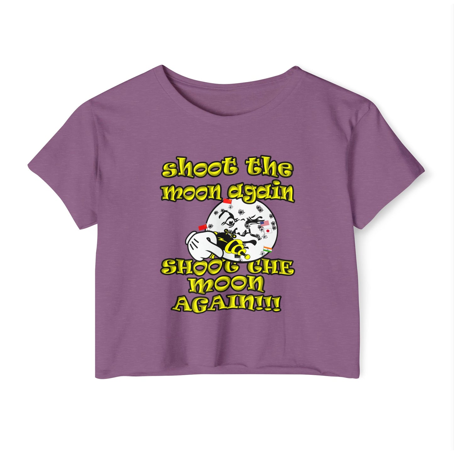 shoot the moon again - Women's Festival Crop Top