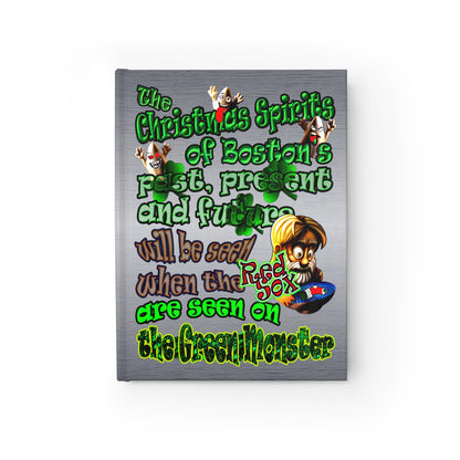 christmas spirits of boston - journal-blank (brushed nickel)