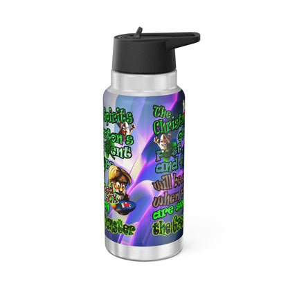 christmas spirits of boston - Gator Tumbler, 32oz  (grey-pink wave)