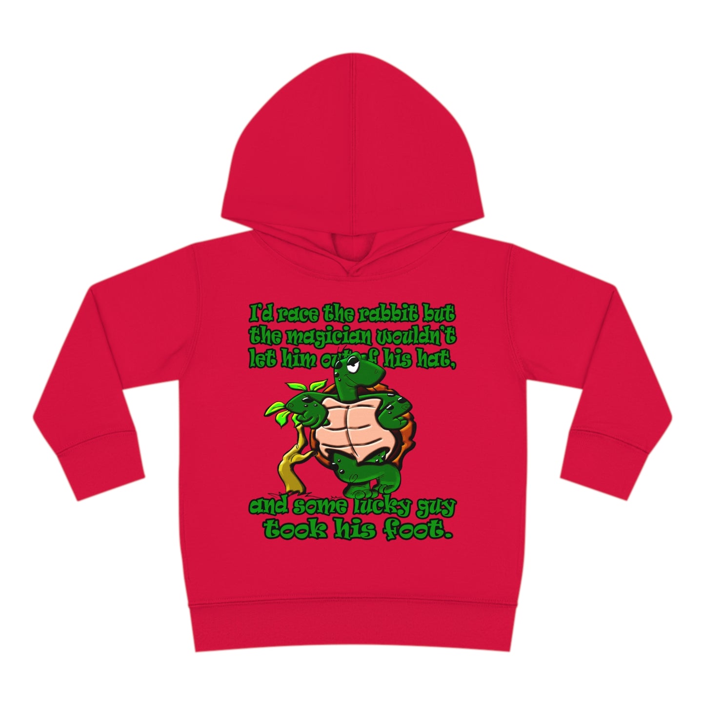 turtle race - Toddler Pullover Fleece Hoodie
