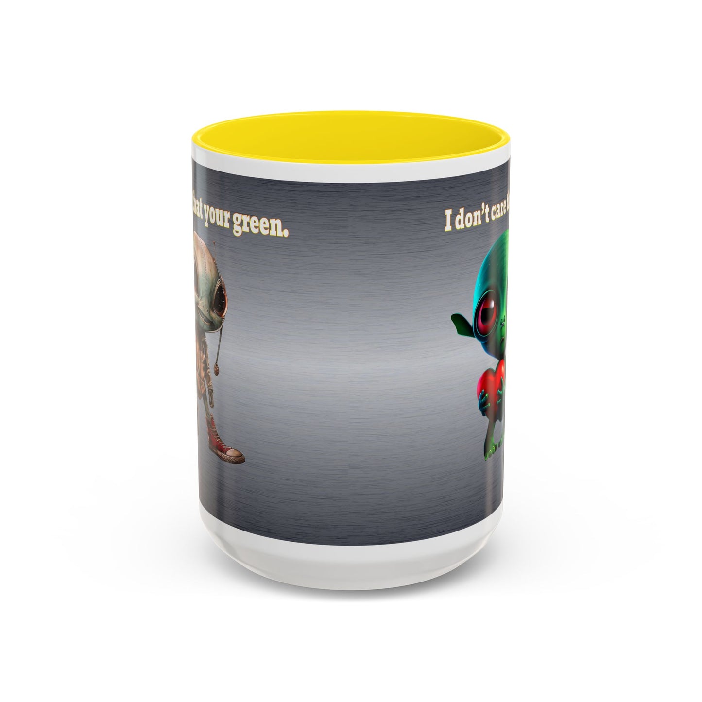 I don't care that your grey - Accent Mug (brushed nickel)