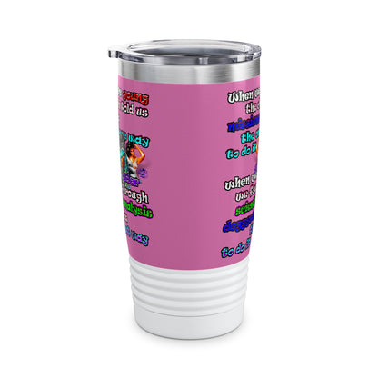 doggystyle - Ringneck Tumbler, 20oz (light pink)